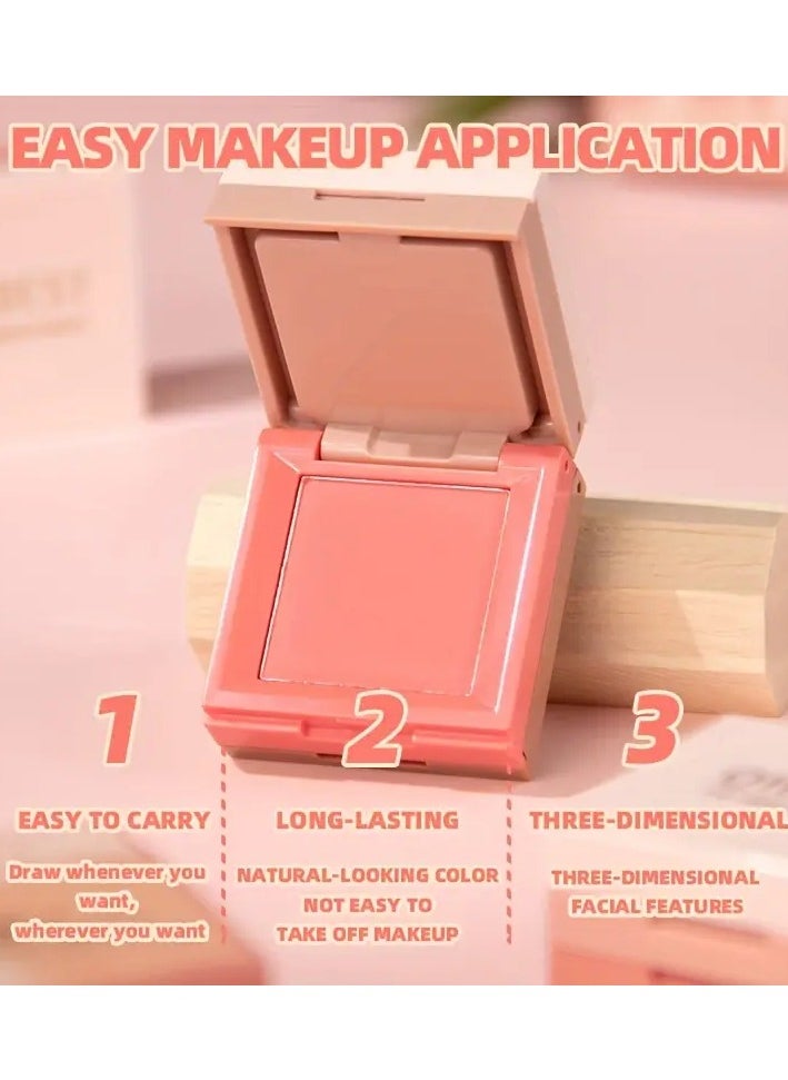 QiBest - 3 IN 1 Face Makeup Compact, Contour Blush Highlighter Palette, Versatile, Colors To Create A Unique Makeup Look Contain Plant Squalane - Image 1