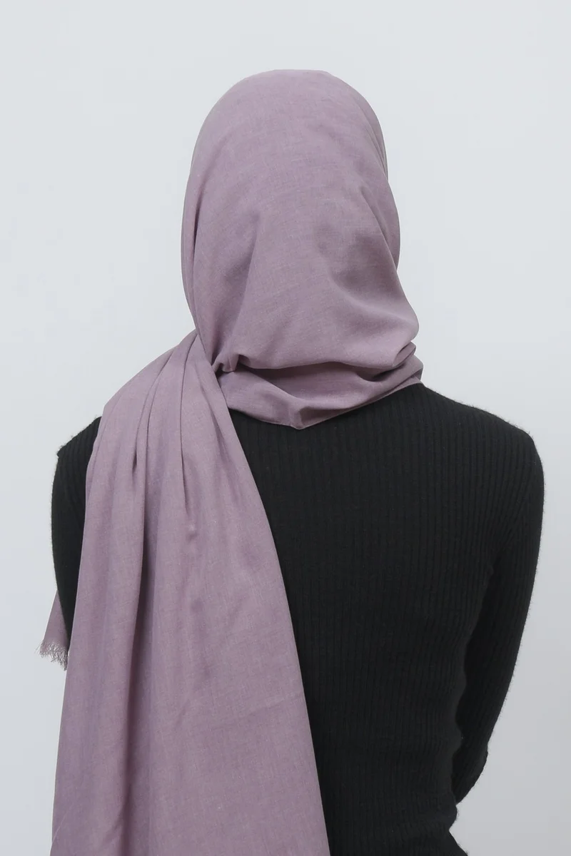 Altobeh Cotton Linen Hijab Shawl-Light Powder