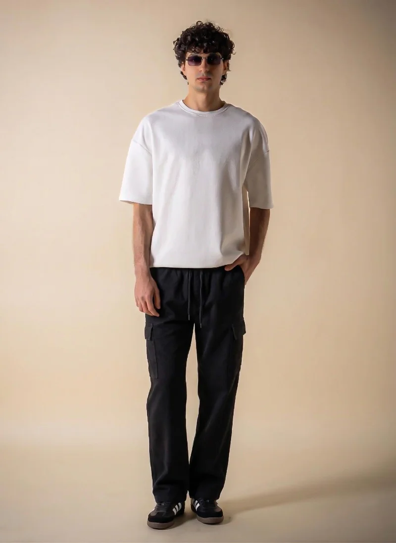 شايبس SOFT DENIM CARGO POCKET TROUSERS