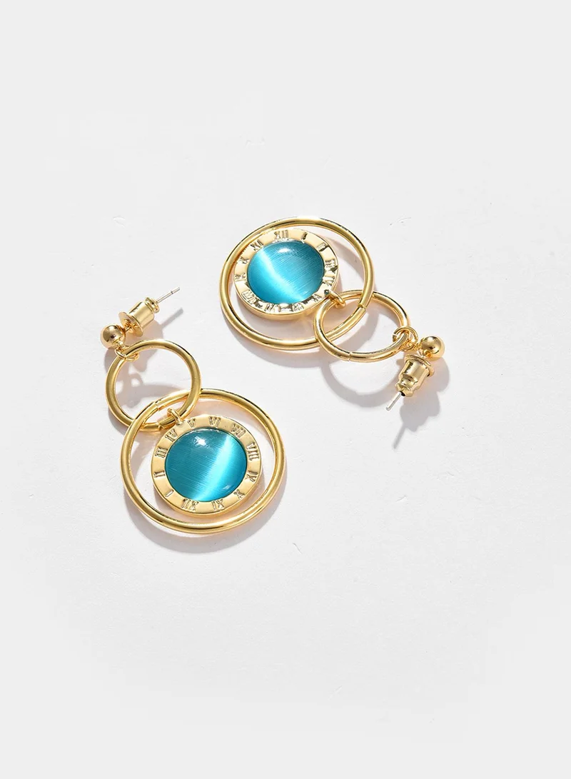 SOHI Designer Stone Artificial Drop Earring Jewellery