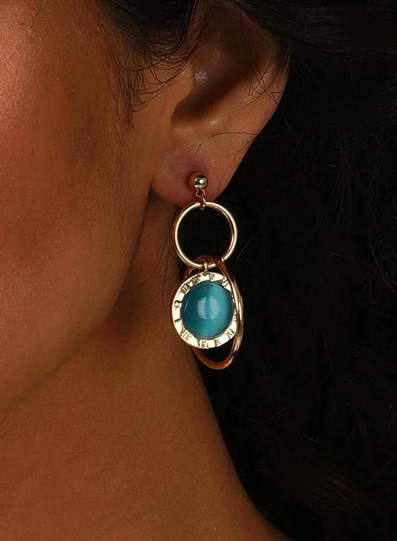 SOHI Designer Stone Artificial Drop Earring Jewellery