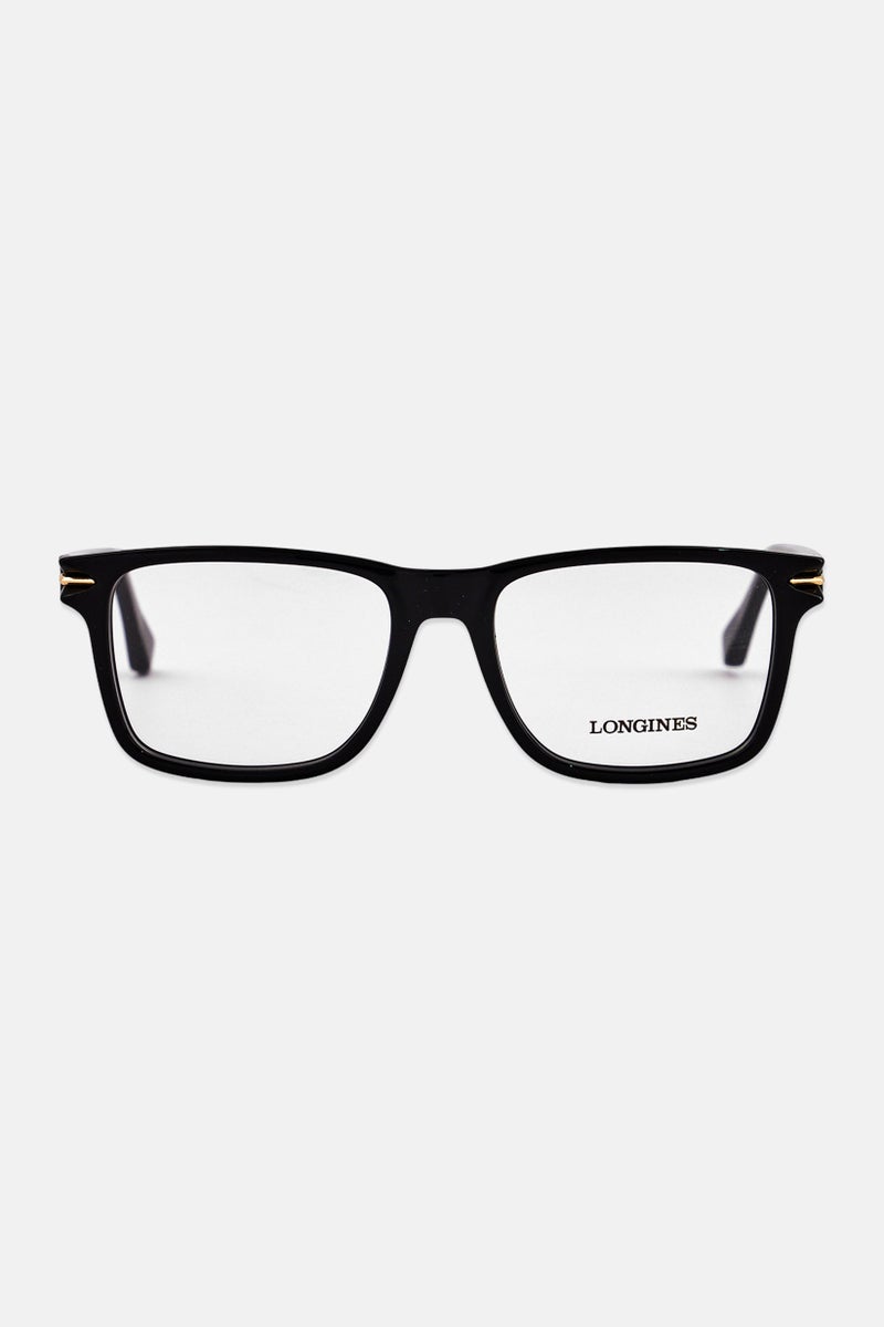 Longines Men LG5008-H Square Eyeglasses, Black - Image 1