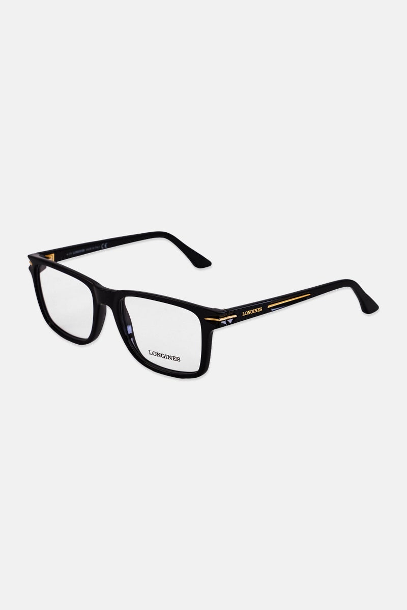 Longines Men LG5008-H Square Eyeglasses, Black - Image 3