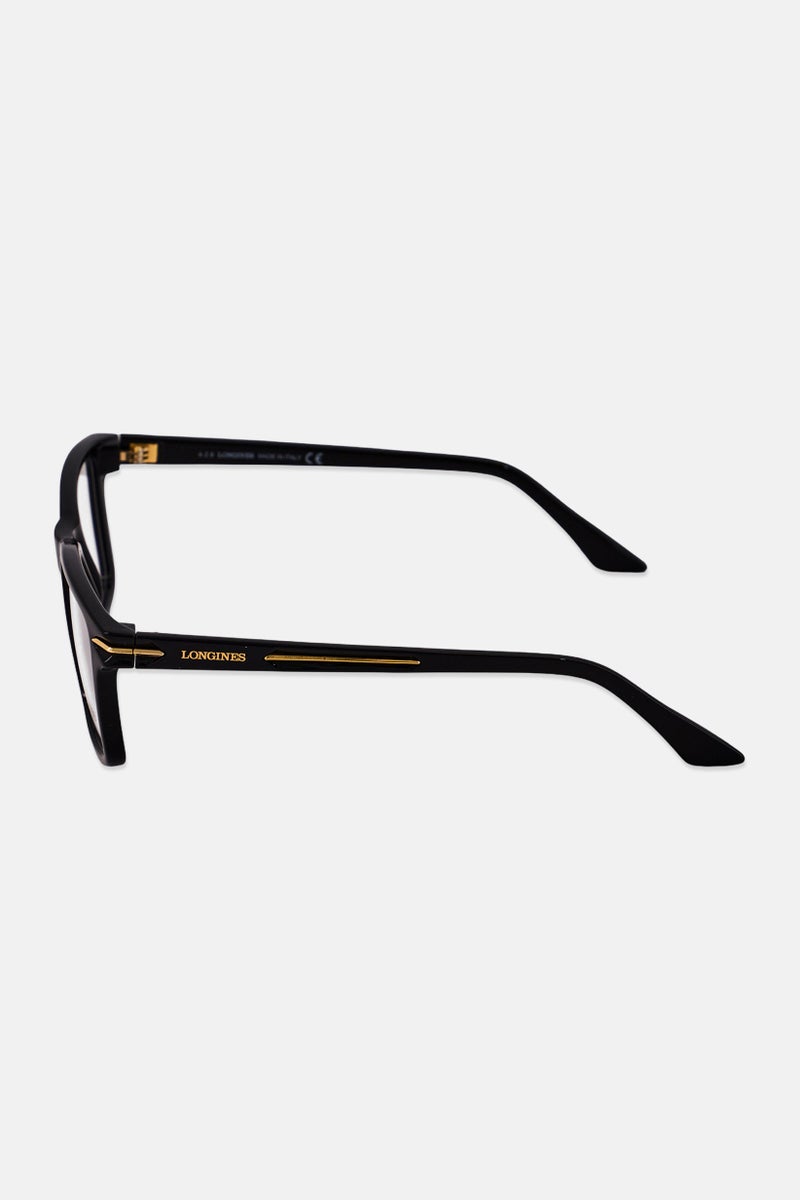 Longines Men LG5008-H Square Eyeglasses, Black - Image 4