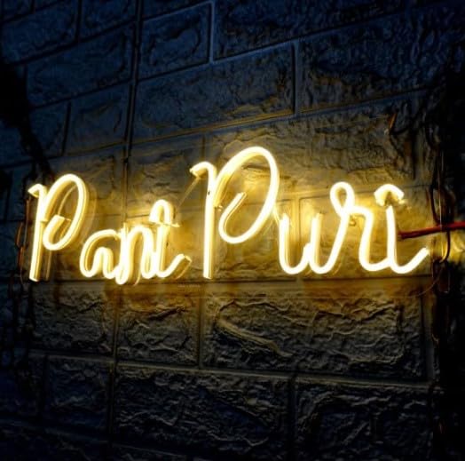 Wall Mitra Wall Mitra Pani Puri Neon Sign Light LED Art Decorative Sign For Pani Puri Shop Wall Decor Home Restaurants North Indian food RestaurantsWedding Birthday Party Decor Bar Decor18x6 Warm White  - Image 4