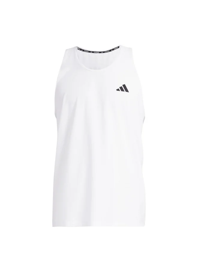 Adidas adidas OTR B TANK White Running TANK for Men - XS