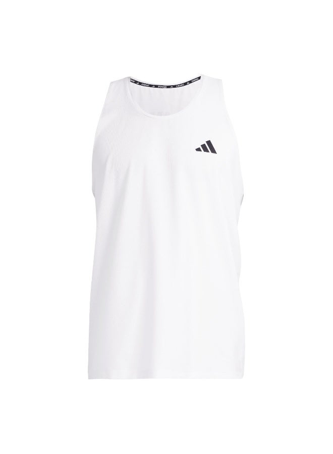 Adidas Otr B Tank White Running Tops For Men XS - Image 1