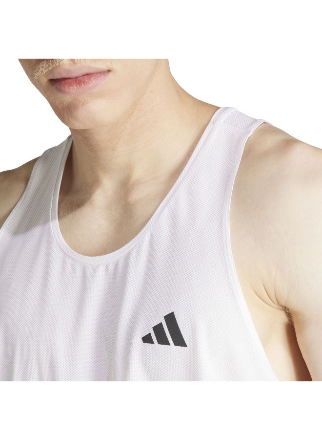 Adidas Otr B Tank White Running Tops For Men XS - Image 5