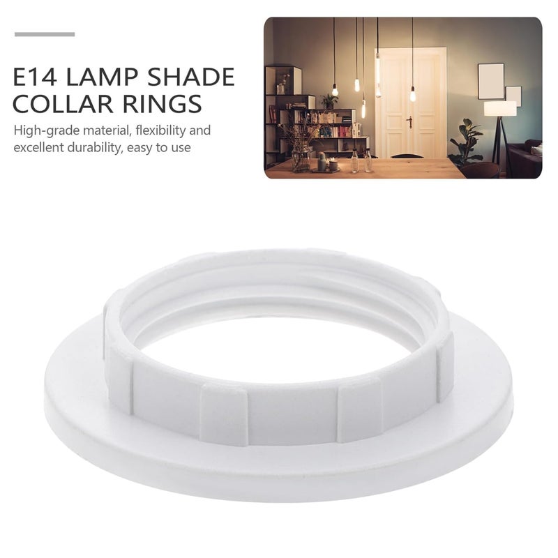NUOBESTY 150 قطعة من حلقات البلاستيك الخفيفة لمقابض المصابيح، سهلة التركيب وتغطية المصباح - Image 2