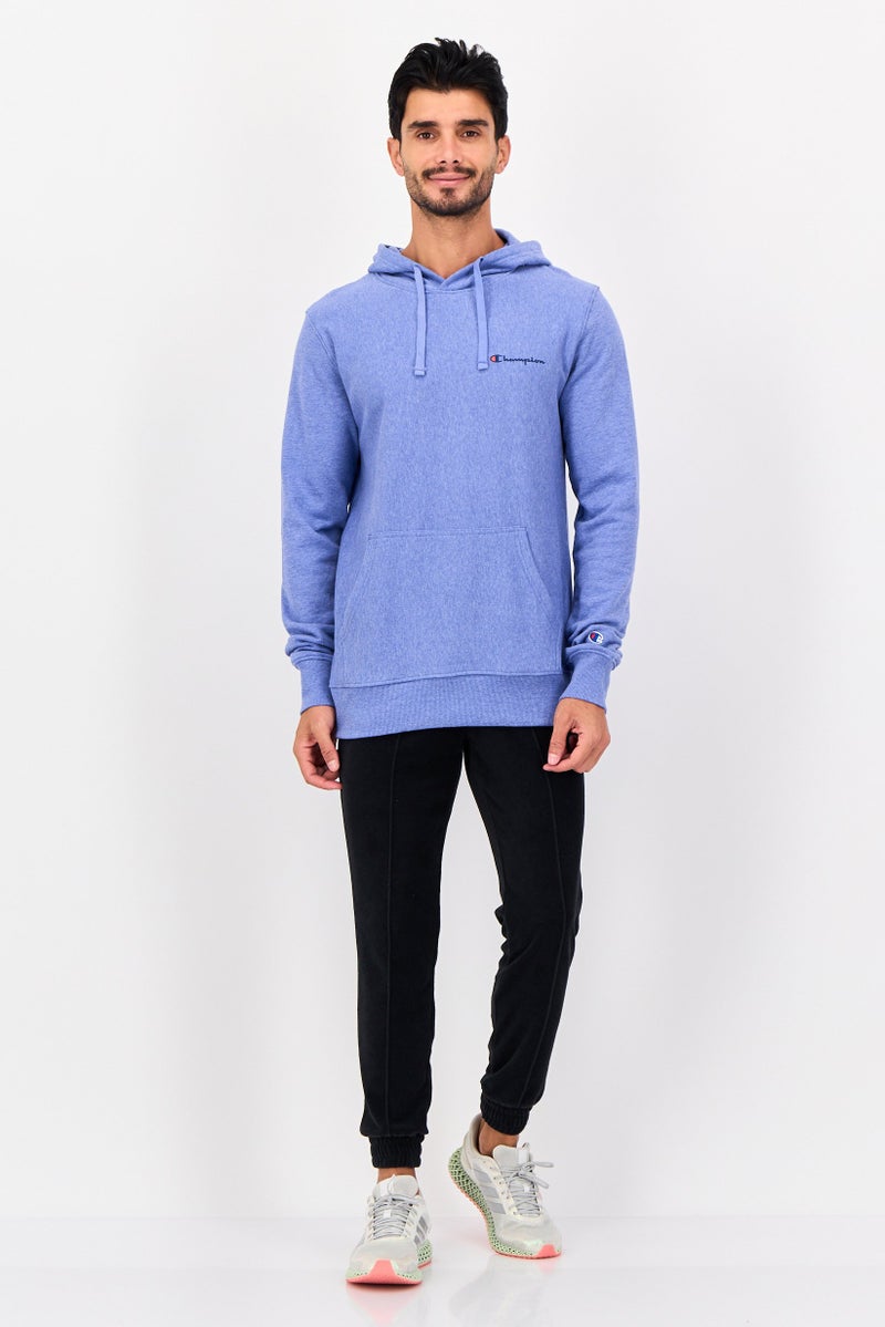 Champion Men Sportswear Fit Outdoor Hoodies, Heather Blue - Image 4