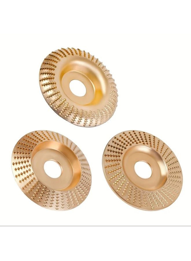 5Pcs Angle Grinder Wood Carving Disc Set 4 1 2 Attachments With 5 8 Inches Arbor - Image 2