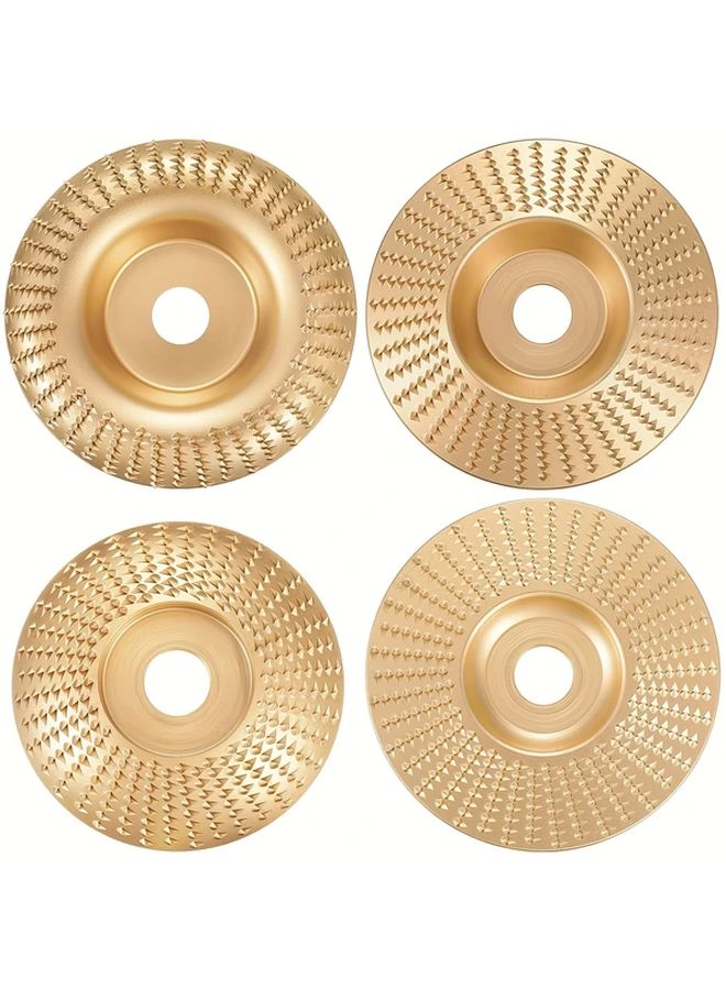 5Pcs Angle Grinder Wood Carving Disc Set 4 1 2 Attachments With 5 8 Inches Arbor - Image 4