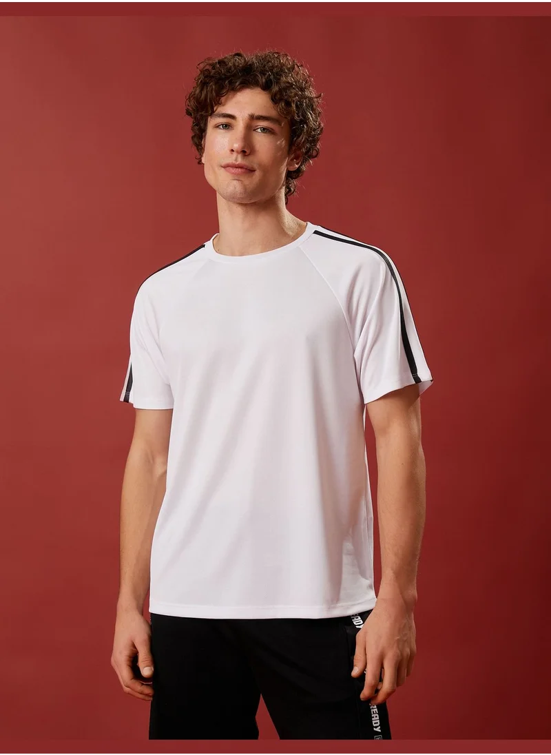 كوتون Sport T-Shirt Crew Neck Short Sleeve