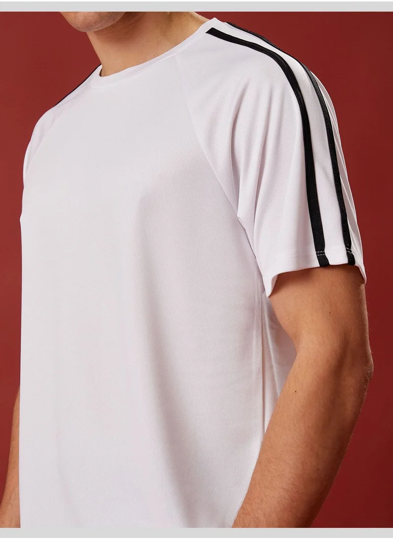 كوتون Sport T-Shirt Crew Neck Short Sleeve