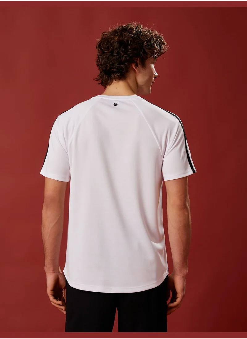 كوتون Sport T-Shirt Crew Neck Short Sleeve