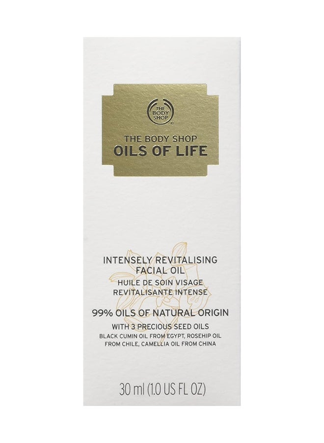 THE BODY SHOP Oils of Life Intensely Revitalising Facial Oil for Dry Skin – Lightweight Moisturiser with Black Cumin, Camellia & Rosehip Seed Oils, Hydrates, Soothes & Revives Radiance, 99% Natural Ingredients, Suitable for Sensitive Skin - Image 3