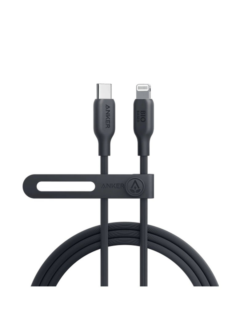 Ankey Anker 542 USB-C to Lightning Cable (Bio-Based) (0.9m/3ft) -Black - Image 1