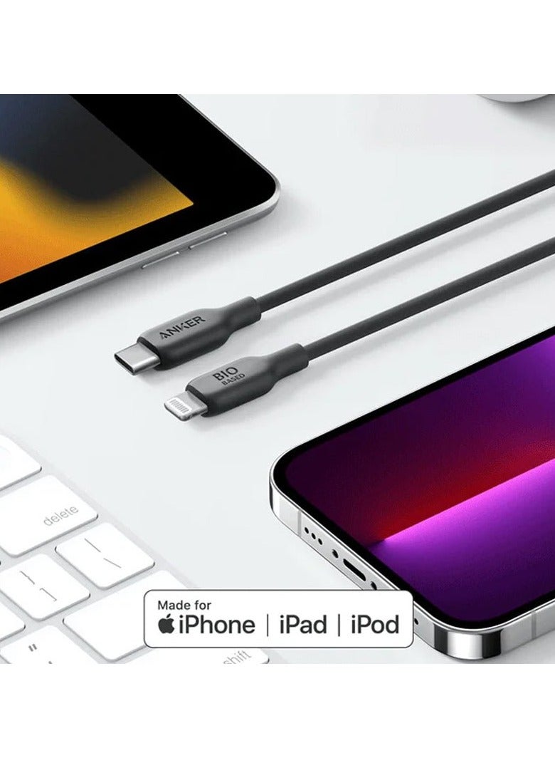 Ankey Anker 542 USB-C to Lightning Cable (Bio-Based) (0.9m/3ft) -Black - Image 5