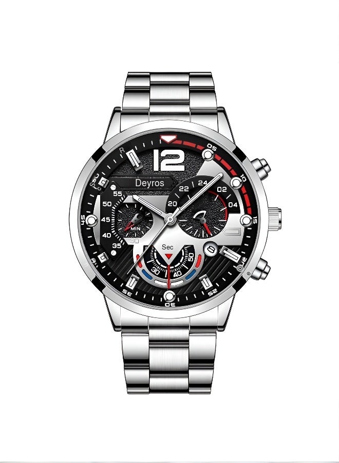 ديروس ساعة كوارتز للتسلية للرجال