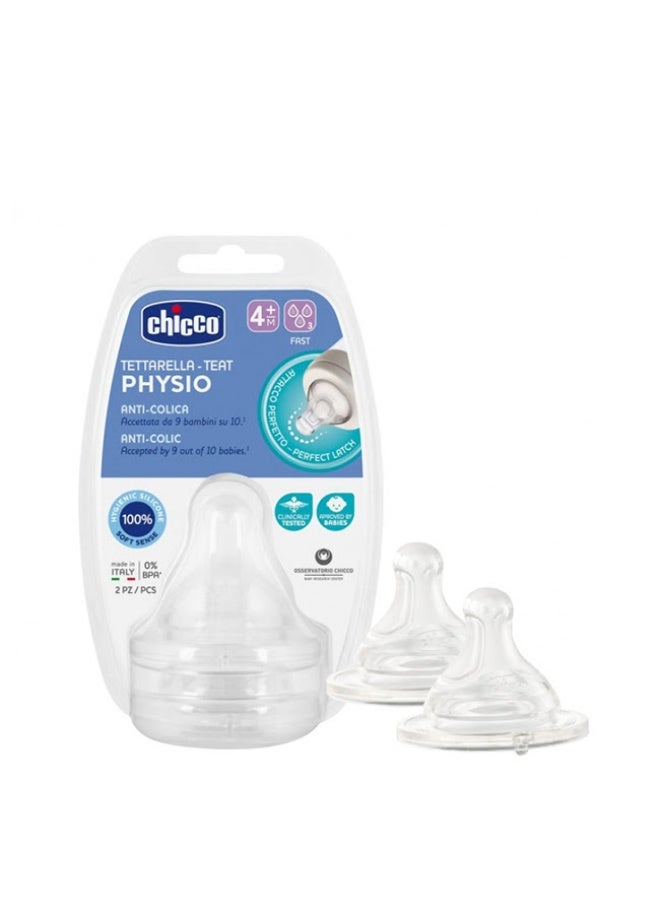 شيكو حلمة سيليكون تشيكو P5 تدفق سريع للأطفال من عمر 4 أشهر فما فوق - Image 1