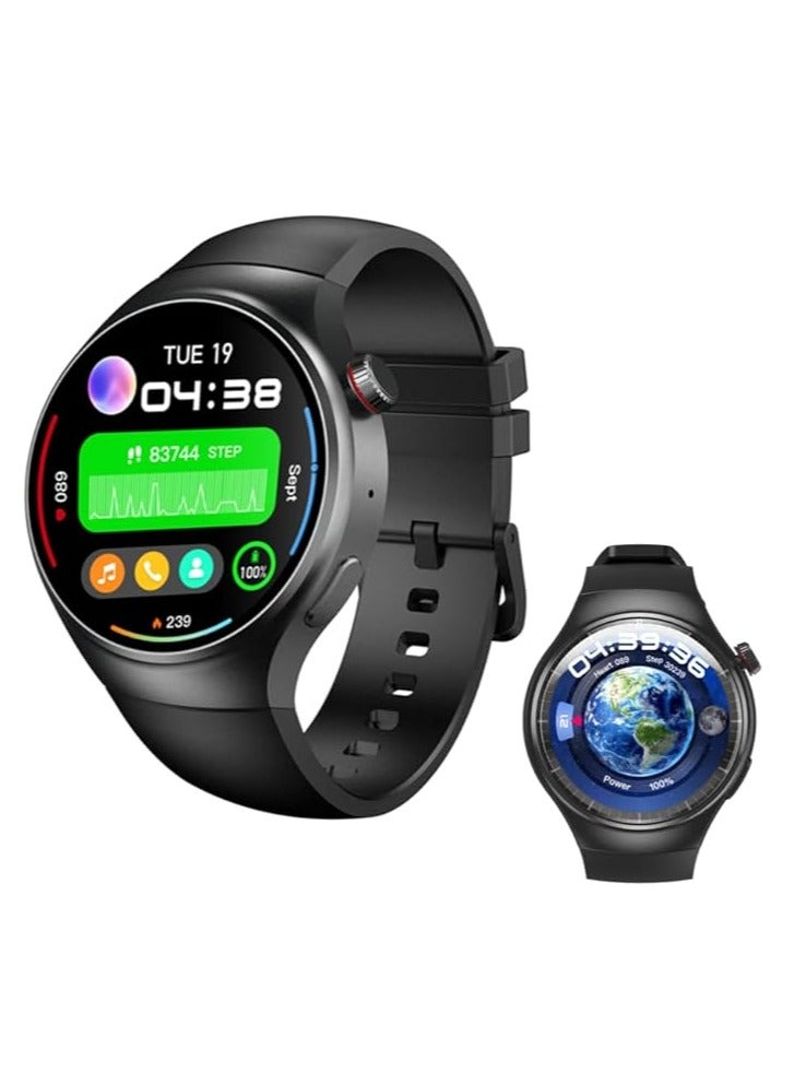 General 4G Android Smartwatch with GPS, 2GB RAM, 16GB ROM, 1.43-inch AMOLED Touchscreen Activity Tracker with WiFi/SIM Heart Rate  - Image 1
