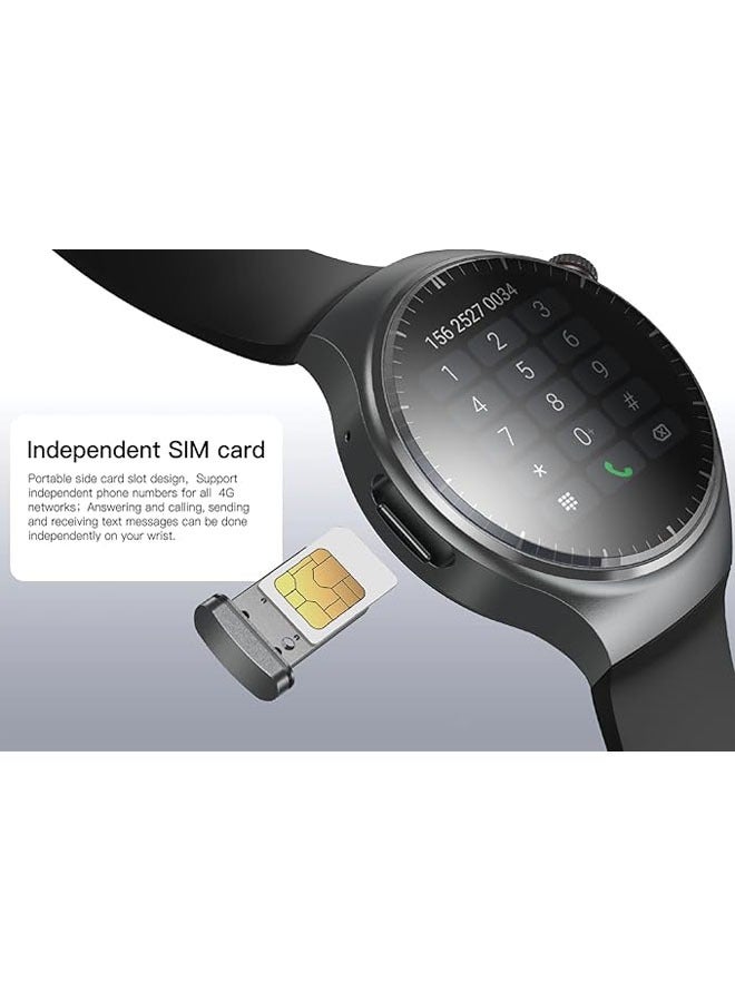 General 4G Android Smartwatch with GPS, 2GB RAM, 16GB ROM, 1.43-inch AMOLED Touchscreen Activity Tracker with WiFi/SIM Heart Rate  - Image 4