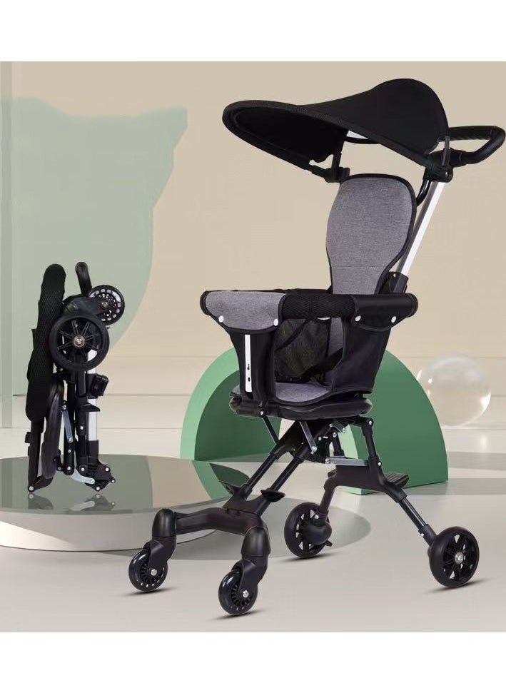 Baby Stroller, Lightweight Stroller, Baby & Toddler Umbrella Stroller with Pop Out Sun Visor, Travel Stroller with One-Click Fold, Kids Pushchair for Infants, Newborns