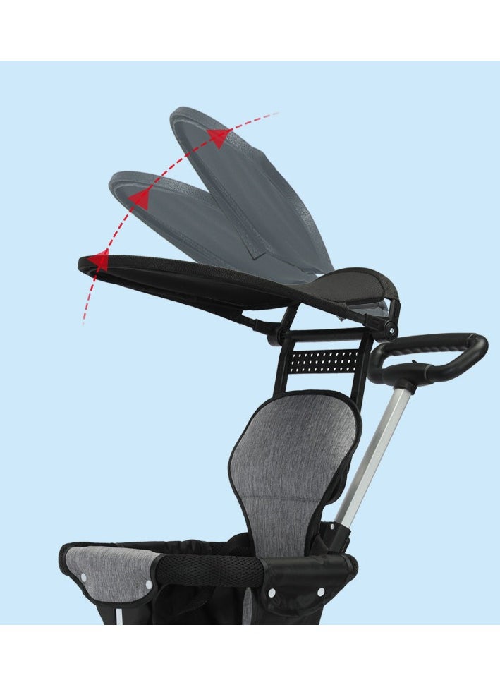 Baby Stroller, Lightweight Stroller, Baby & Toddler Umbrella Stroller with Pop Out Sun Visor, Travel Stroller with One-Click Fold, Kids Pushchair for Infants, Newborns