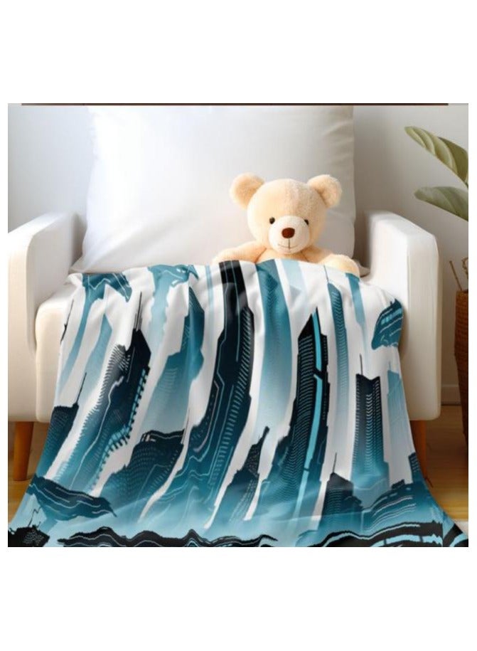 general Children's or student cartoon flannel thin blanket (warm and comfortable, suitable for sleep, games) 100cm*150cm - 140 - Image 1