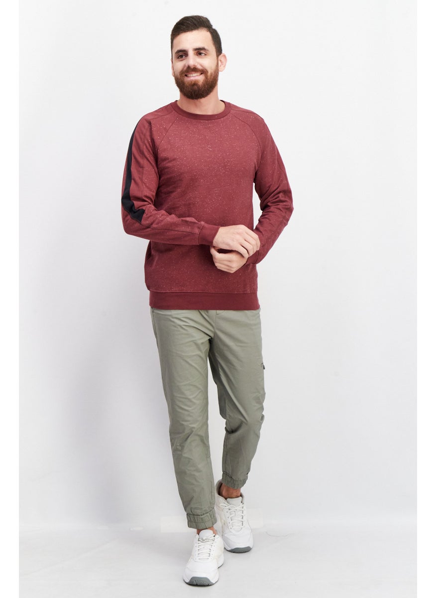 Men Crew Neck Ranger Long Sleeves Sweatshirt, Burgundy - pzsku/ZA6C2ABF853FAC2BD4DA1Z/45/_/1737642968/554ad92d-8196-4050-8d90-8e45eb6a8ad5