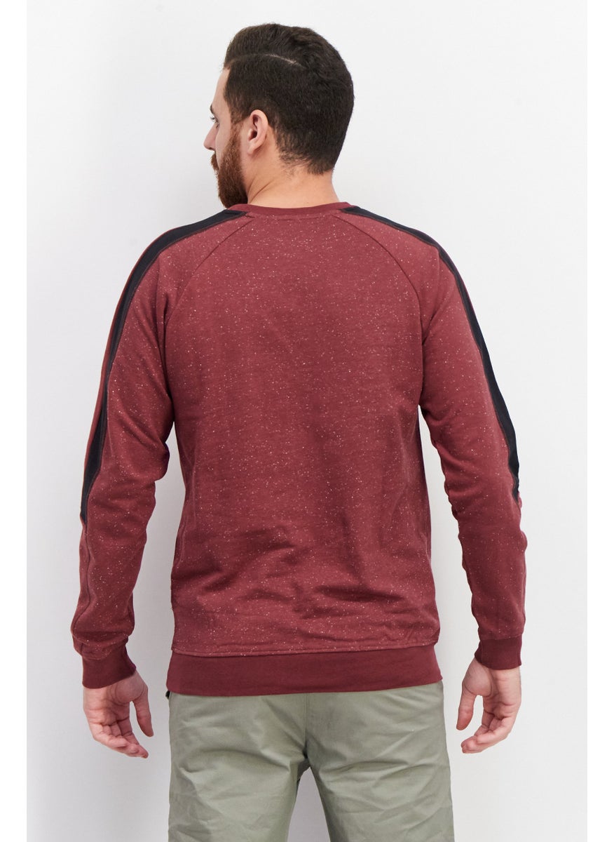 Men Crew Neck Ranger Long Sleeves Sweatshirt, Burgundy - pzsku/ZA6C2ABF853FAC2BD4DA1Z/45/_/1739110512/60c45a00-db8a-4b58-9dea-4b5838d616b1