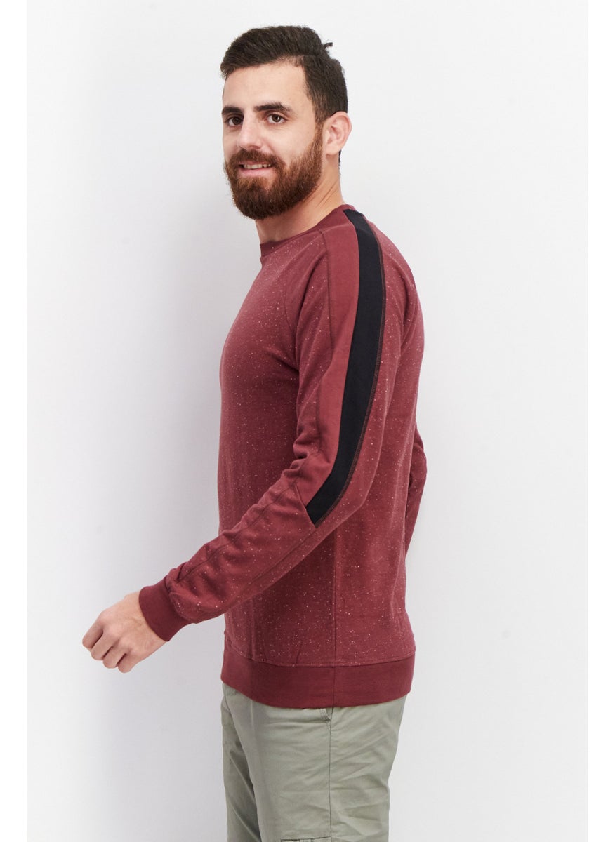 Men Crew Neck Ranger Long Sleeves Sweatshirt, Burgundy - pzsku/ZA6C2ABF853FAC2BD4DA1Z/45/_/1739110515/7a4803f6-c78d-4f49-a38a-17914d4c14b9