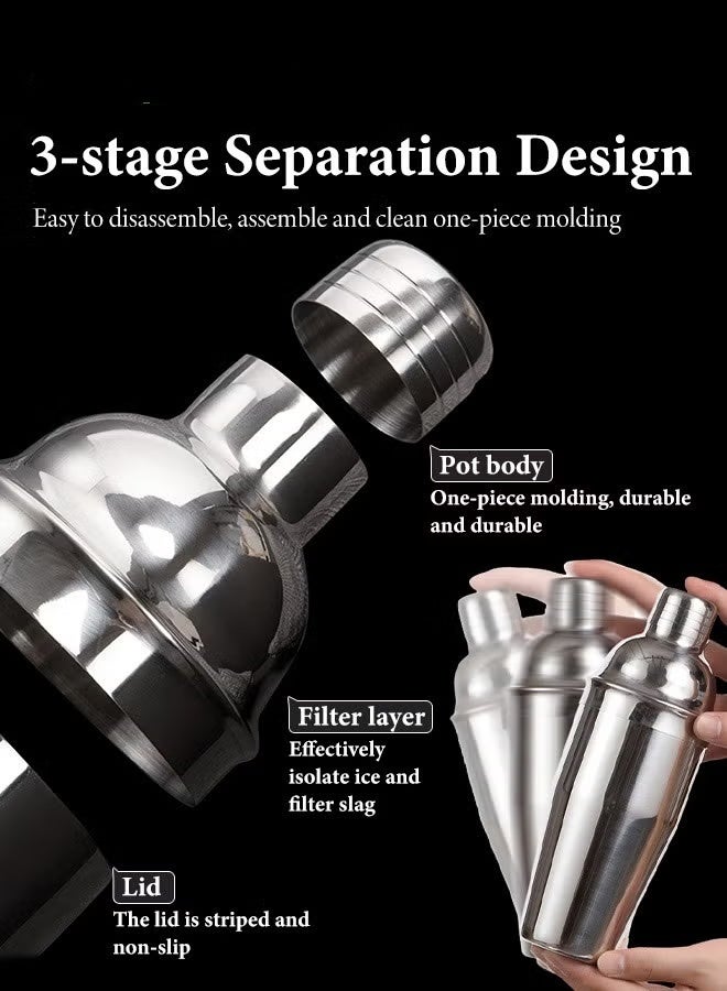 سوفام 25 مجموعة من محلات كوكتيل، ومجموعة أدوات لساقي من الفولاذ غير القابل للصدأ، مع دعامات أككسيكي، تُستخدم في الحانات المهنية أو الحانات المنزلية، تحتوي على 4 قطع من حجر الويسكي. - Image 4