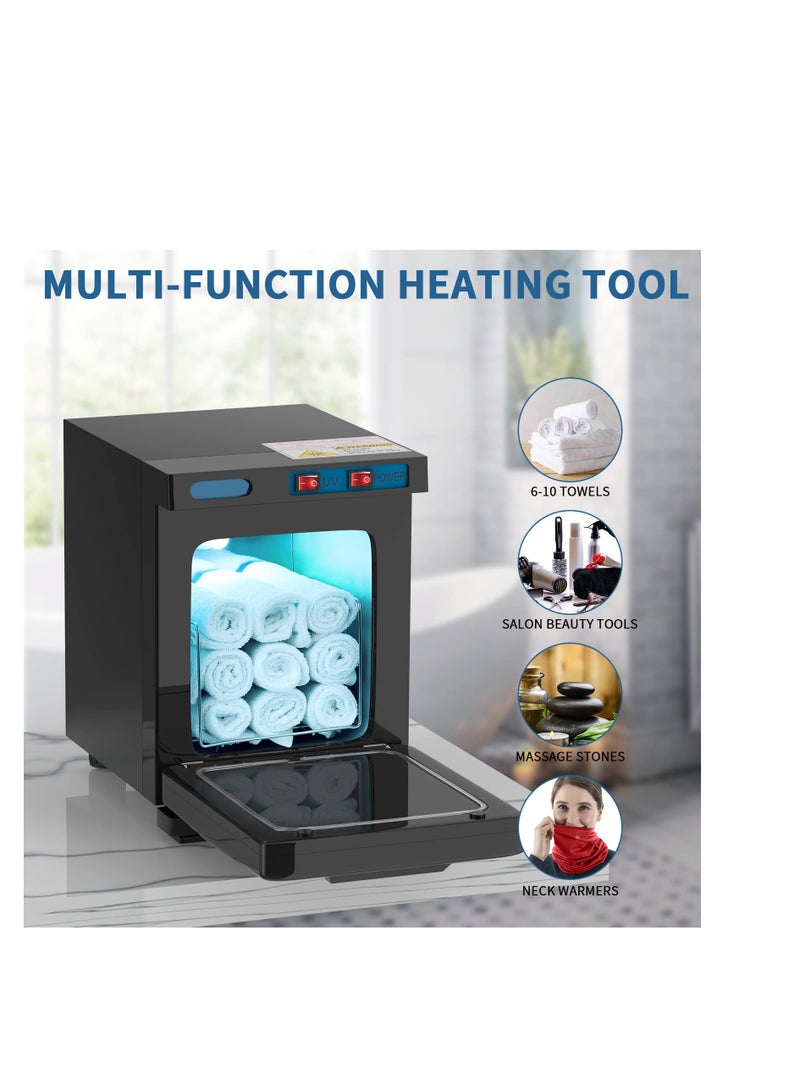 KASTWAVE سخان منشفة، 5 لتر تسخين سريع، جهاز بخار منشفة محترف 2 في 1، للحمام، حوض الاستحمام، الصالونات والمنتجعات الصحية، أسود، بدون منشفة ومشبك منشفة - Image 3