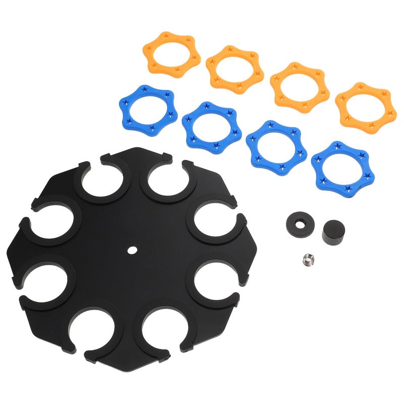 Octagonal Microphone Stand Tray With Clamp And Shock Mount For Desk Stage Storage - Image 2