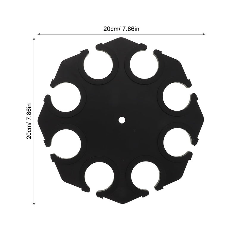 Octagonal Microphone Stand Tray With Clamp And Shock Mount For Desk Stage Storage - Image 3