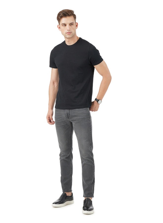 inkd Men's Regular Jeans (Grey Grounds_28) - Image 3