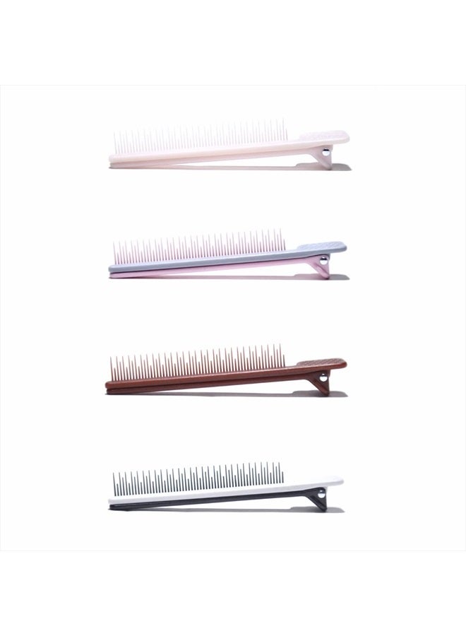 ColorBow Teasing Clip Comb (5 Pack) Hair Coloring Styling Tools for Highlights Balayage Ombré Trimming Cutting Flat Iron Guide - Hair Straightener Comb - Flat Iron Comb - Straightening Comb - Image 2