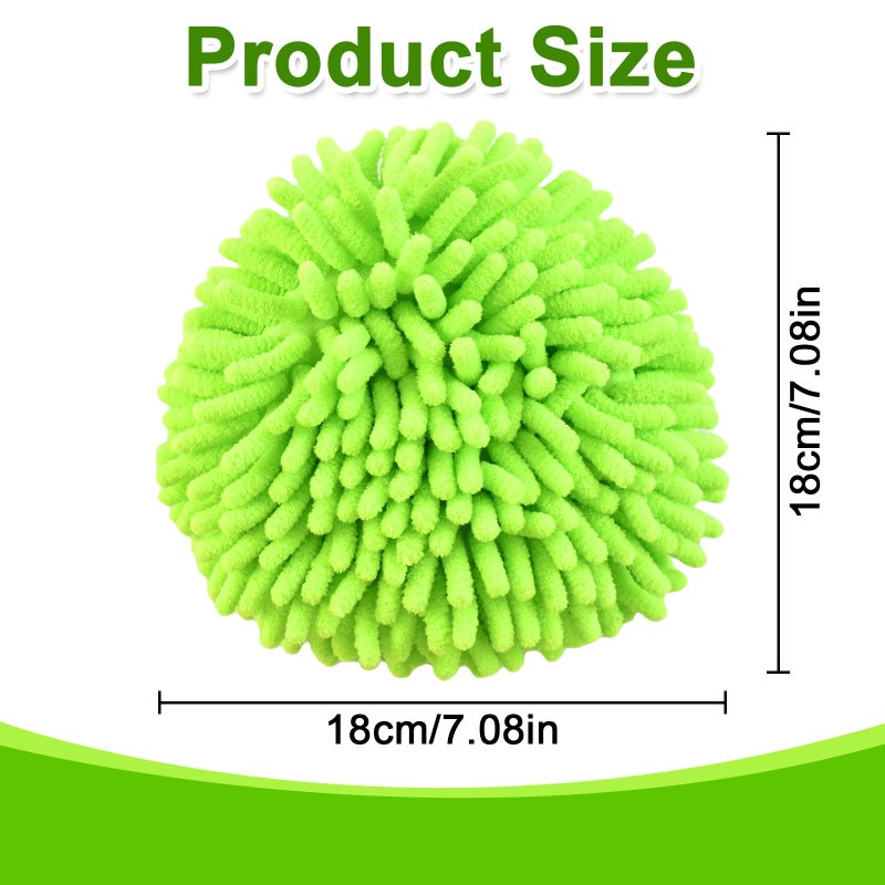 Yuunaie Mop Replace Head for O Cedar, Spin Mop Heads Replacements for Ocedar RinseClean 2 Tank Spin Mop, Chenille Duster for Ocedar Mop Include 3 Pack Microfiber Chenille Mop Pad for Ocedar Spin Mop - Image 3