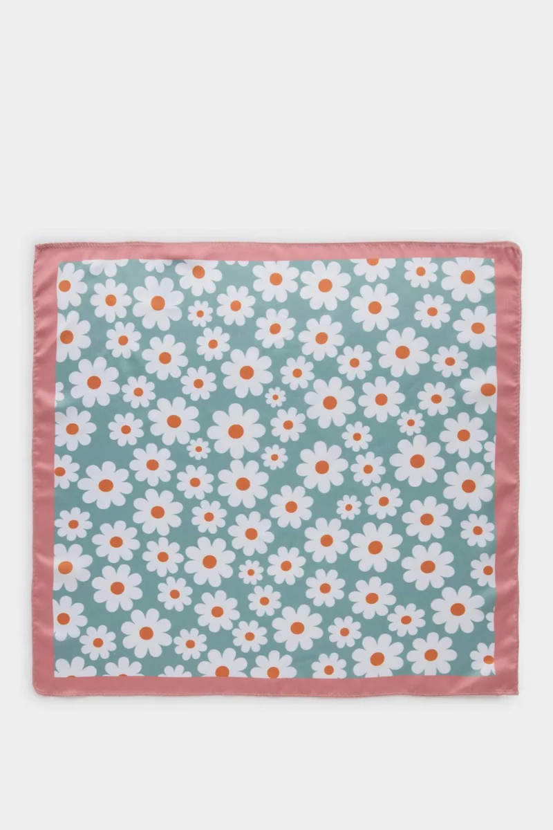 ديفاكتو Woman Flower Foulard