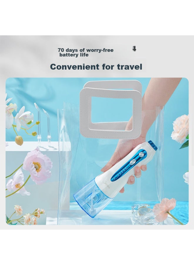 Midea Water Flosser, Portable Electric Oral Irrigator For Home Use, New Year Gift For Men, Dental Cleaner, Suitable For Orthodontics, Mc-bj0102, Xiaolanjing - Image 5