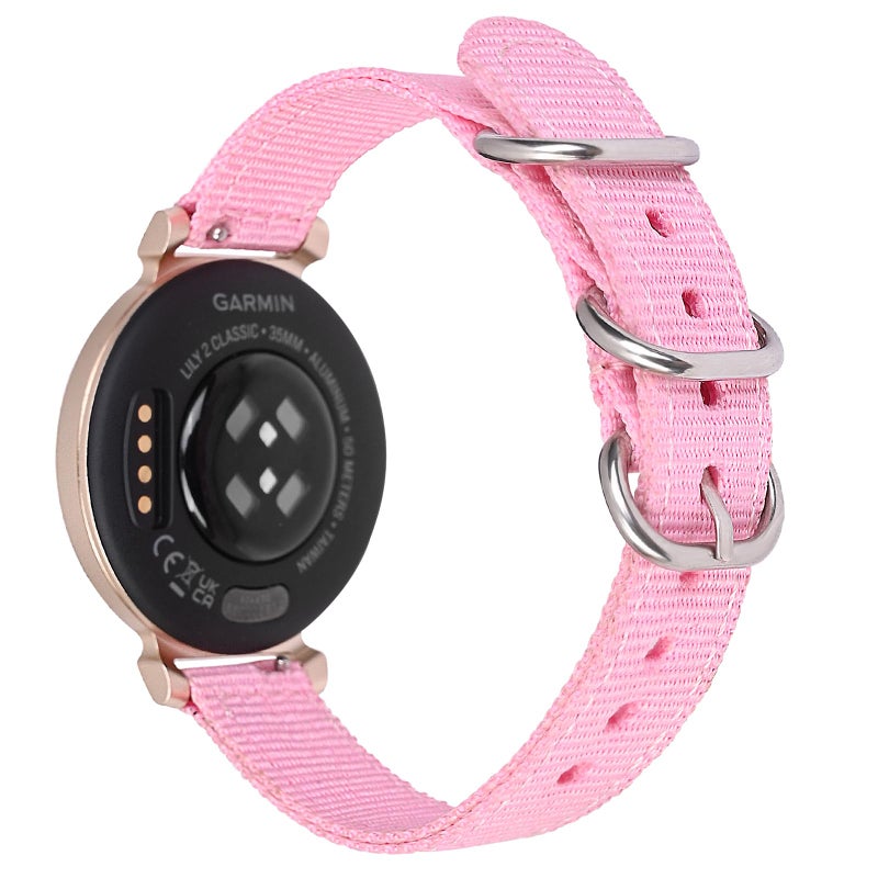 C2D JOY Canvas Nylon Band Compatible with Garmin Lily 2/Lily 2 Active Replacement Band Smart Watch band for Women- Grey - Image 3