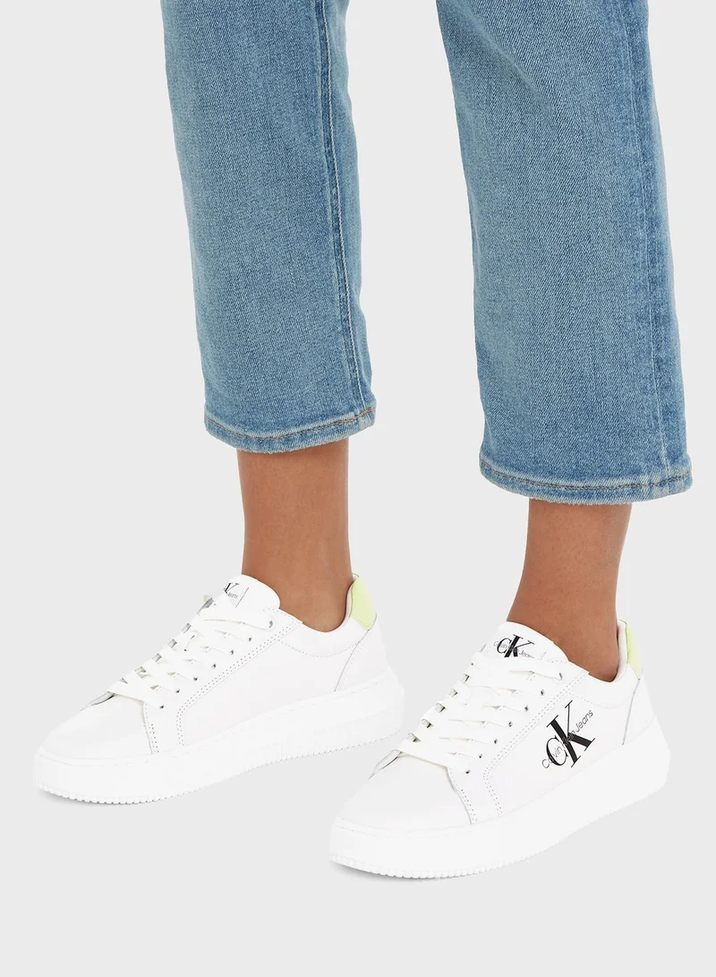 Calvin Klein Jeans Lace Up Low Top Sneakers