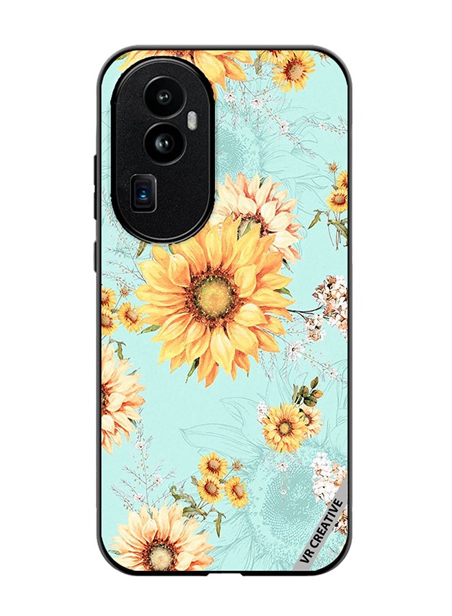 VR CREATIVE Protective Case Cover For Oppo Reno 10 Pro Plus Flower Design Multicolour - Image 1