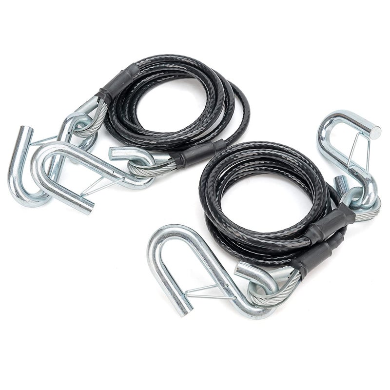 Xiaoyudou Coiled Cable BX88196 7 ft Safety Cable Kit with SHook 7500LBS