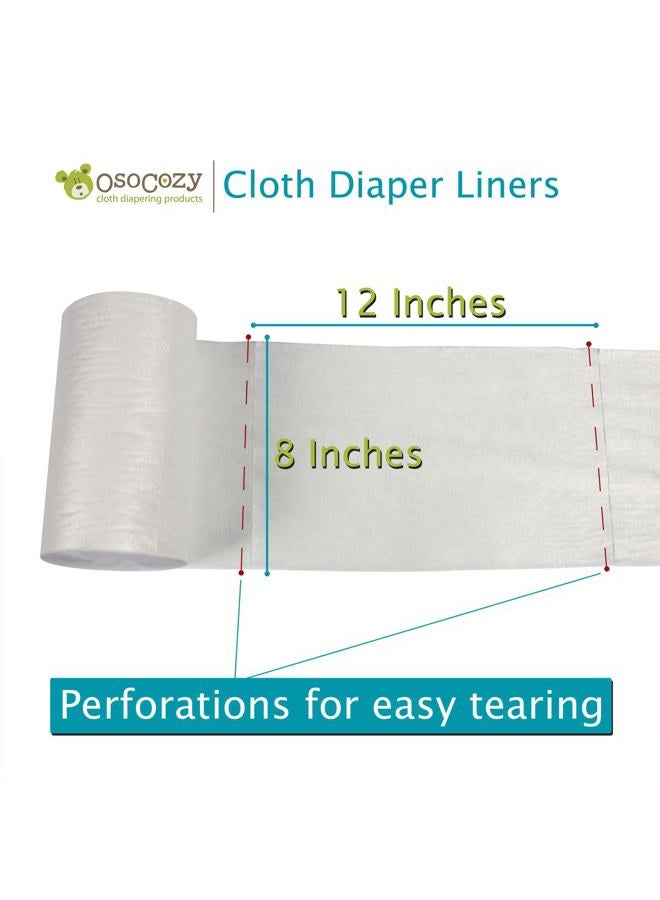 OsoCozy Flushable Diaper Liners - Make Cloth Diapering Convenient with Easy, Quick, Cloth Diaper Liners - Super Soft and Gentle on Baby's Skin - Image 5