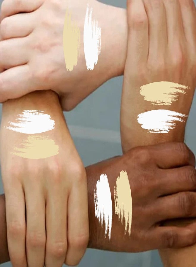 KINDED Liquid Concealer Full Coverage Colour Corrector Contour Waterproof HD Pro Master Series for Dry & Oily Skin Dark Circles & Spots (Creamy Matte, Yellow Tone & White Light Combo, 6 ml each) - Image 5