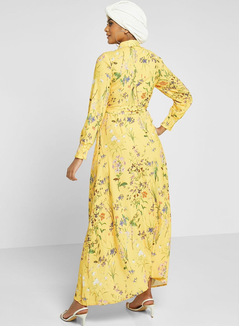 خزانة فستان بطبعات ورود - Image 2