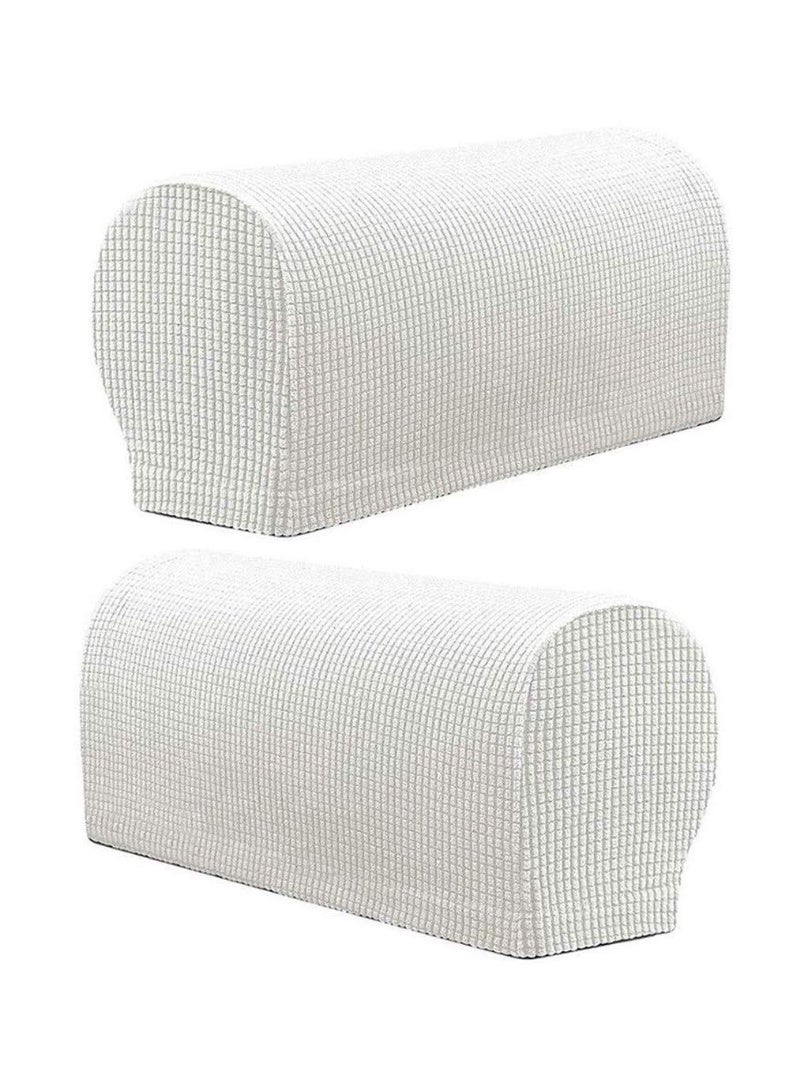 1 Pair Sofa Arm Slipcovers Elastic Sofa Armrest Protectors Removable Chair Sofa Armrest Covers - Image 2