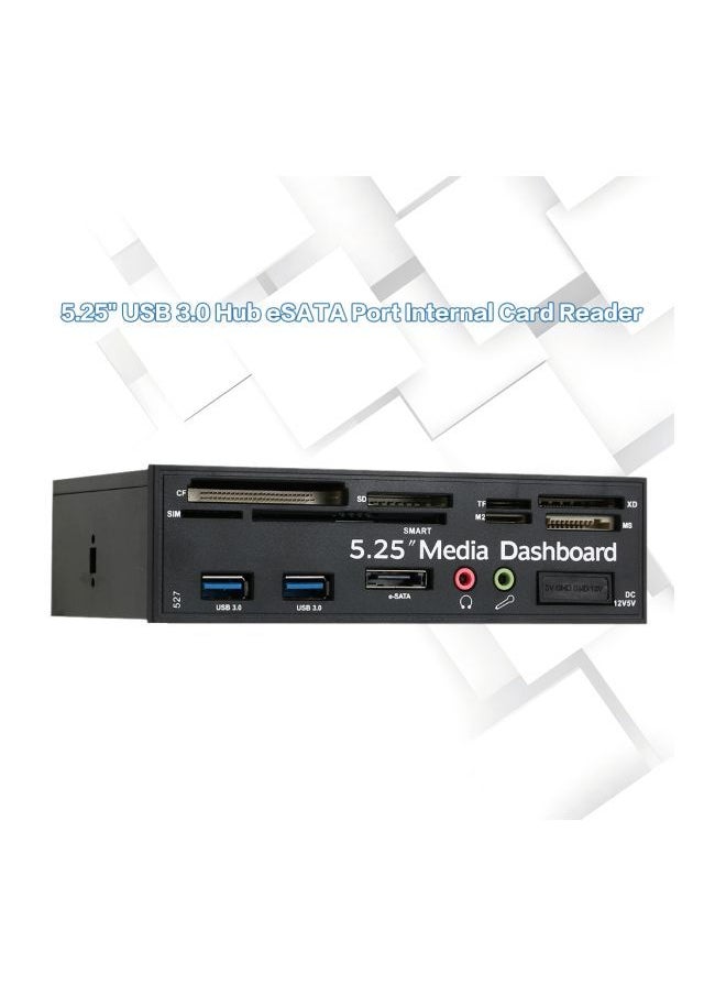 NIBEMINENT Multi-Function SATA Smart Media Dashboard Black  - Image 5